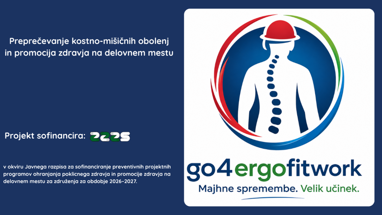 Slika projekta Go4ErgoFitWork - Preprečevanje kostno-mišičnih obolenj in promocija zdravja na delovnem mestu