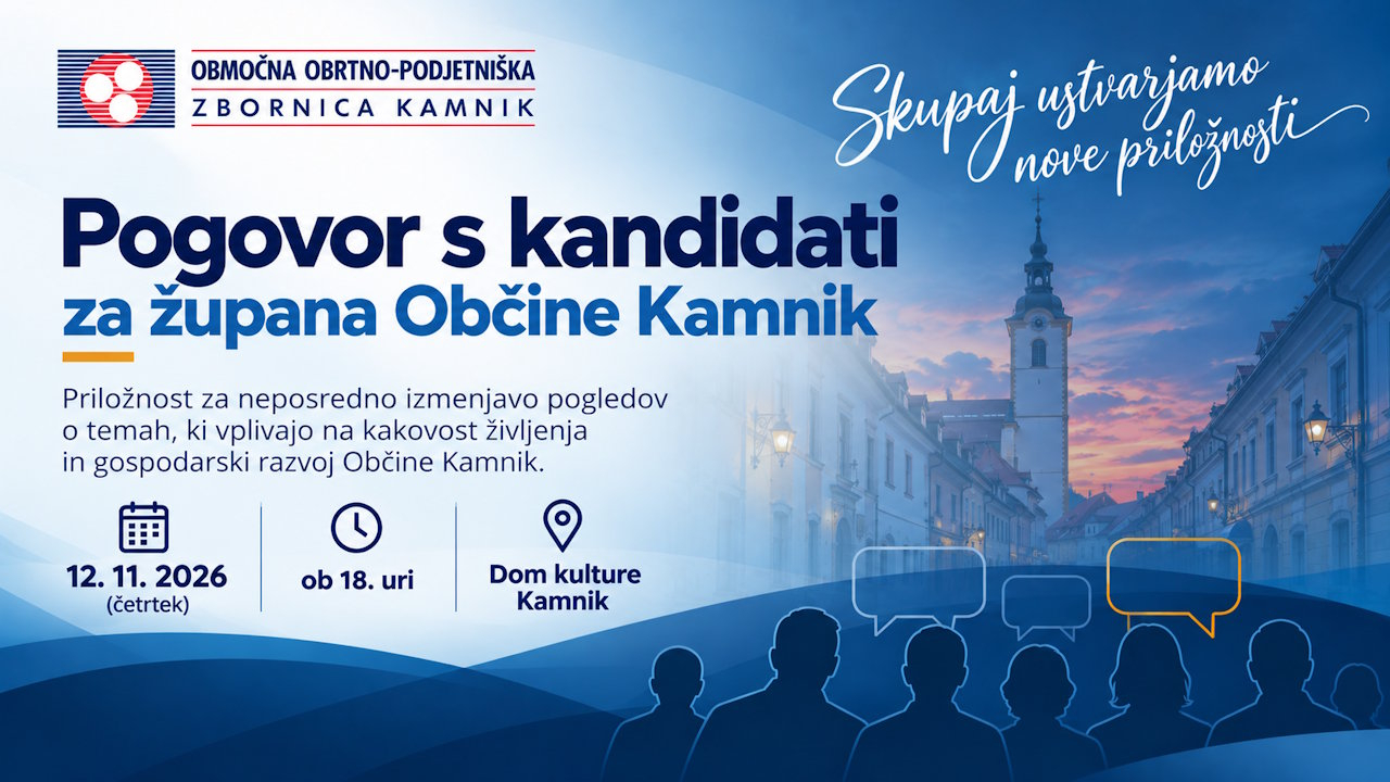 Slika projekta Pogovor s kandidati za župana občine Kamnik